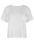 T-Shirt Huffing blanc